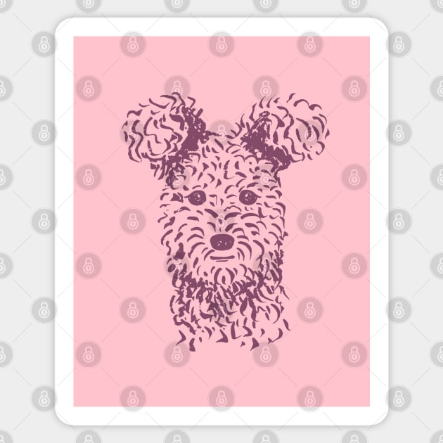 Pumi (Pink and Purple) Sticker by illucalliart